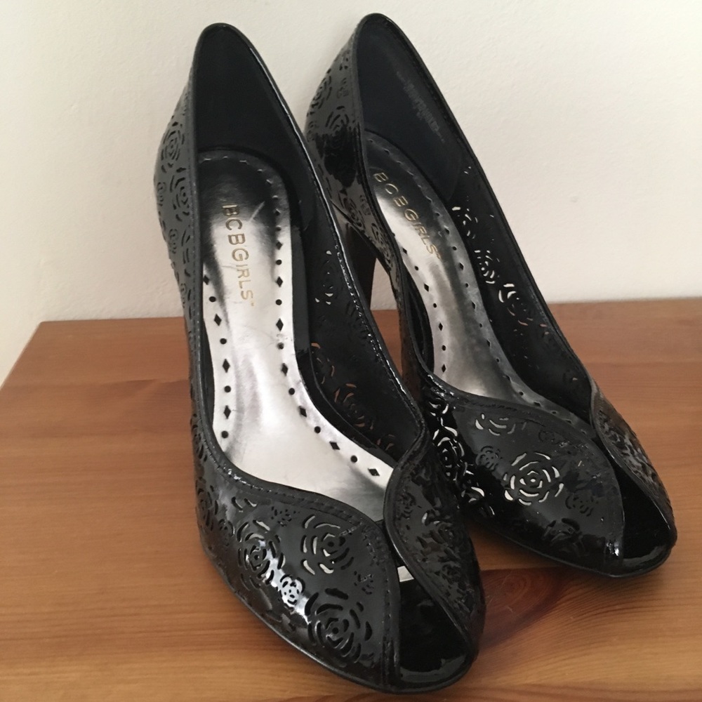 BCBGirls Open Toe Heels